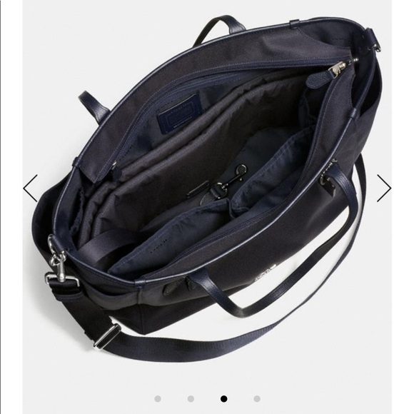 Coach black diaper bag. - Picture 2 of 2